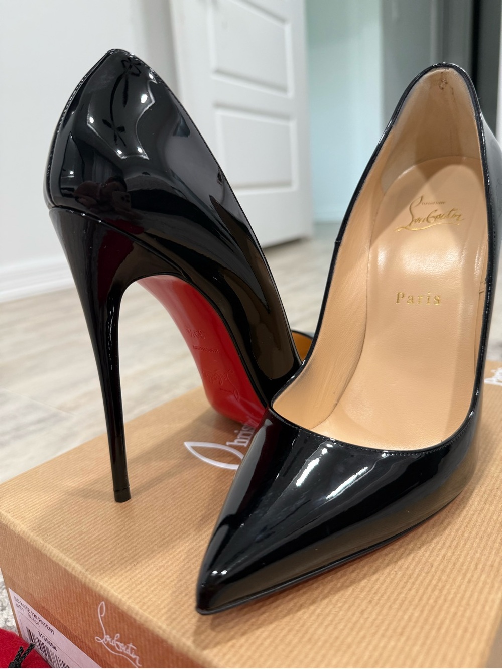 Christian Louboutin So Kate 120mm Black Pumps